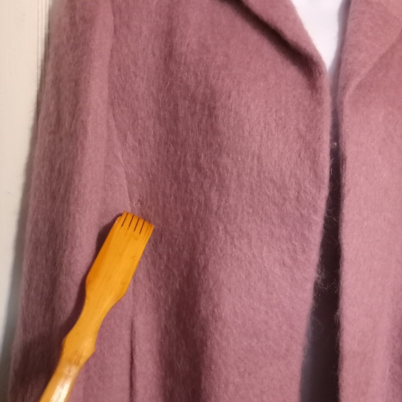 🛍️ BUNDLE ONLY 🛍️Elegant Purple Wool And Mohair Bend Women's Blazer - Picture 7 of 14